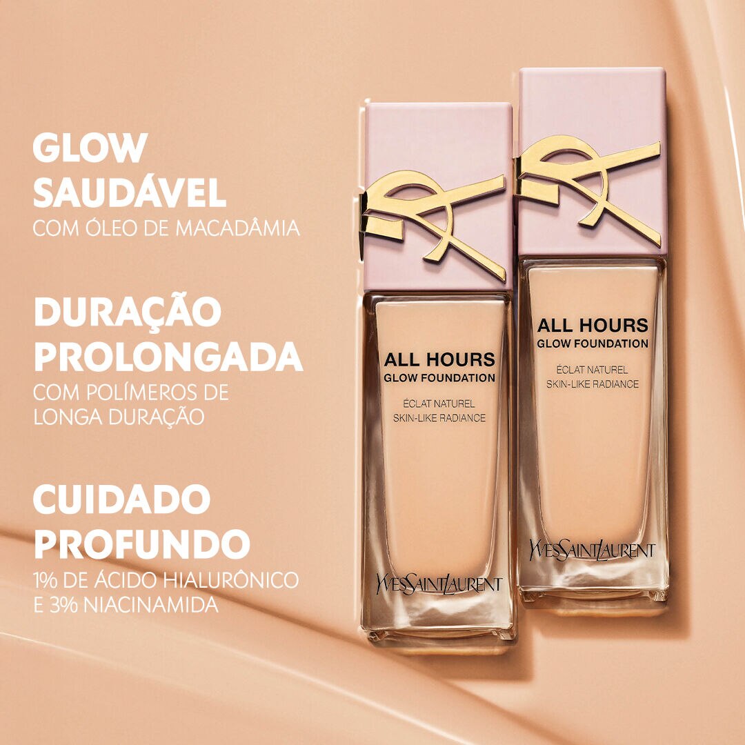 Base Líquida Ysl All Hours Glow Foundation - Sephora